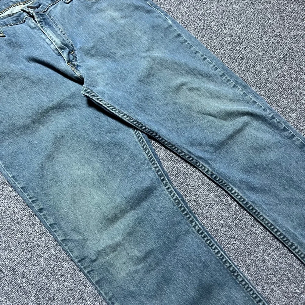 Levi's 511 Slim Fit Jeans W34 L32 Blue Denim Faded Casual Medium Wash